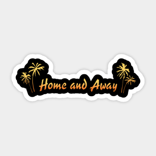 Retro Home And Away Logo Sticker